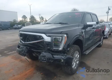 2022 Ford F-150 Platinum z USA, uszkodzony, nr VIN 1FTFW1E53NFB87144